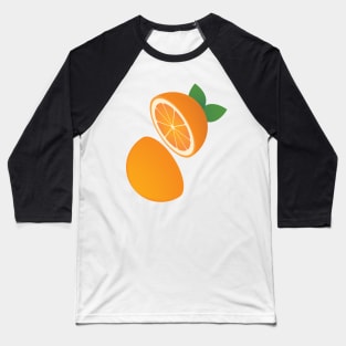 Orange slice Baseball T-Shirt